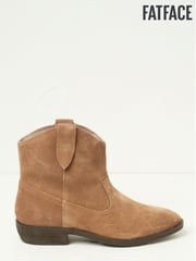 FatFace Brown Suede Pixie Boots - Image 1 of 6
