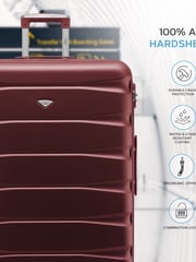 Flight Knight Large Hardcase Lightweight Check In Suitcase With 4 Wheels - Image 2 of 7