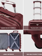 Flight Knight Large Hardcase Lightweight Check In Suitcase With 4 Wheels - Image 5 of 7