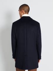MOSS Blue Epsom Overcoat - Image 4 of 4