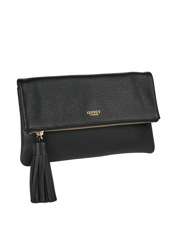 OSPREY LONDON Bexley Grainy Hide Leather Clutch Bag - Image 2 of 4