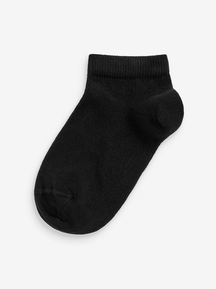 Black 10 Pack Trainer Socks - Image 2 of 2 Black 10 Pack Trainer Socks - Image 2 of 2