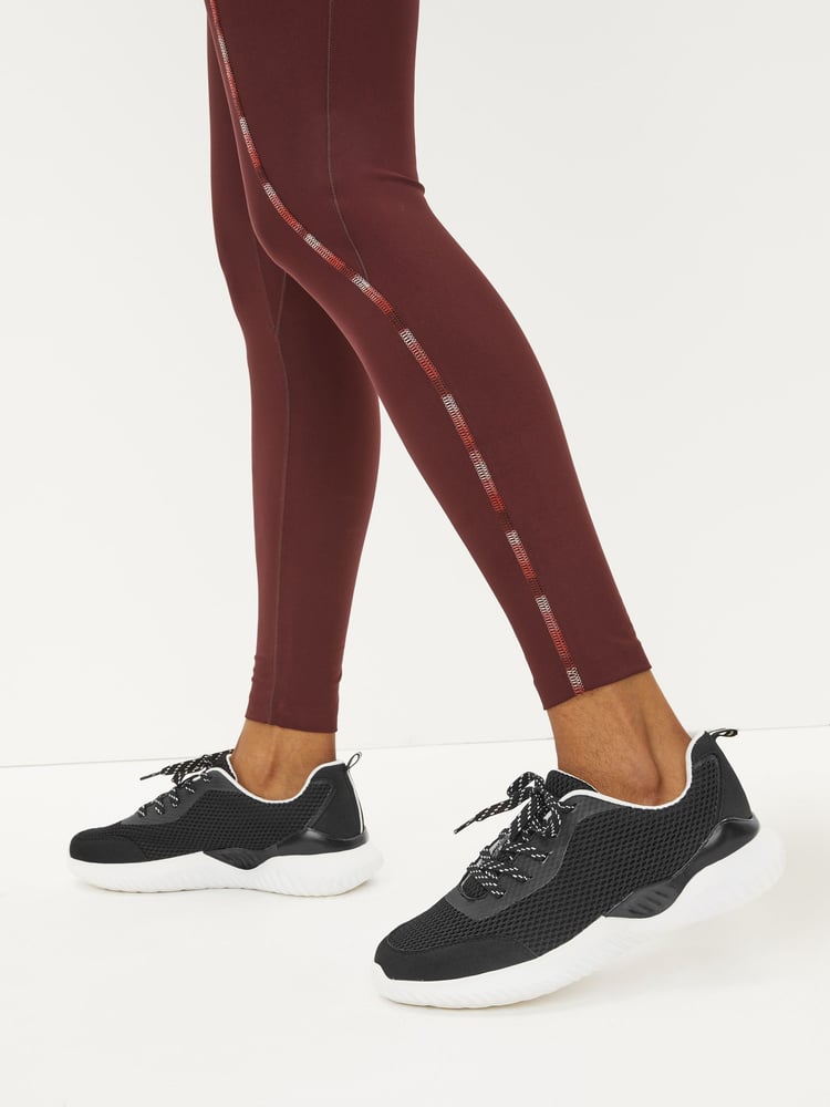 Black/White Active Gym Trainers - Image 1 of 6