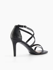 Dune London Black Musical Square Toe High Heel Sandals - Image 3 of 6