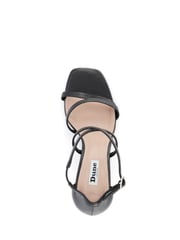 Dune London Black Musical Square Toe High Heel Sandals - Image 4 of 6