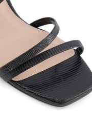 Dune London Black Musical Square Toe High Heel Sandals - Image 5 of 6