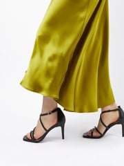 Dune London Black Musical Square Toe High Heel Sandals - Image 6 of 6