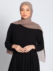 Aab Black Pleat Maxi Dress - Image 4 of 5