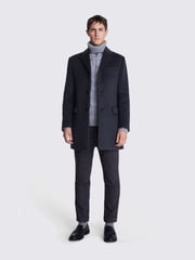 MOSS Grey Epsom Overcoat - Image 2 of 3
