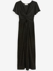 Black Cutout Sparkle Midi Dress - Image 5 of 5
