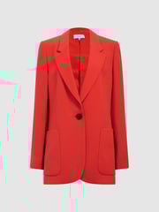 Reiss Coral Maia Single Breasted Split Sleeve Tailored Fit Blazer - Image 2 of 7