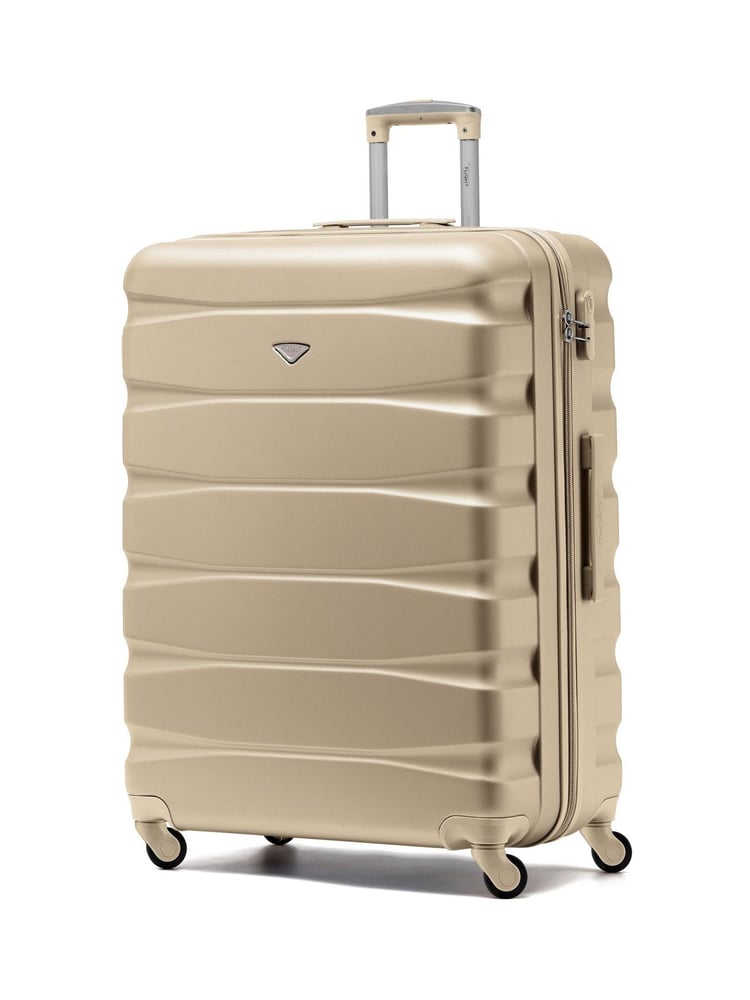 Flight Knight Large Hardcase Lightweight Check In Suitcase With 4 Wheels - Image 1 of 7