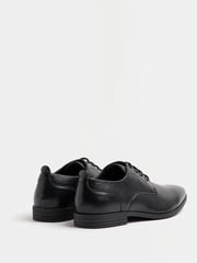 River Island Black Formal Point Leather Lace-Up Brogue Derby Shoes - Image 4 of 5