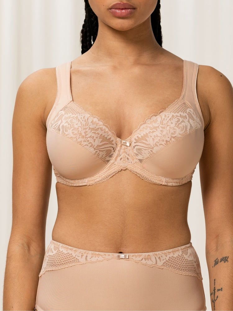 Nude - Triumph® Modern Bügel-BH aus Baumwolle mit Spitze - Bild 2 von 5