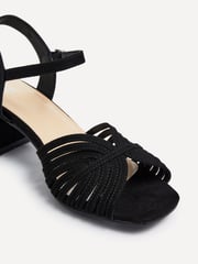 Linzi Black Ivy Block Heeled Sandals - Image 3 of 4