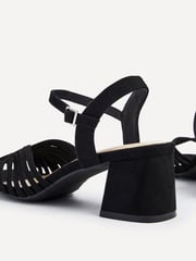 Linzi Black Ivy Block Heeled Sandals - Image 4 of 4