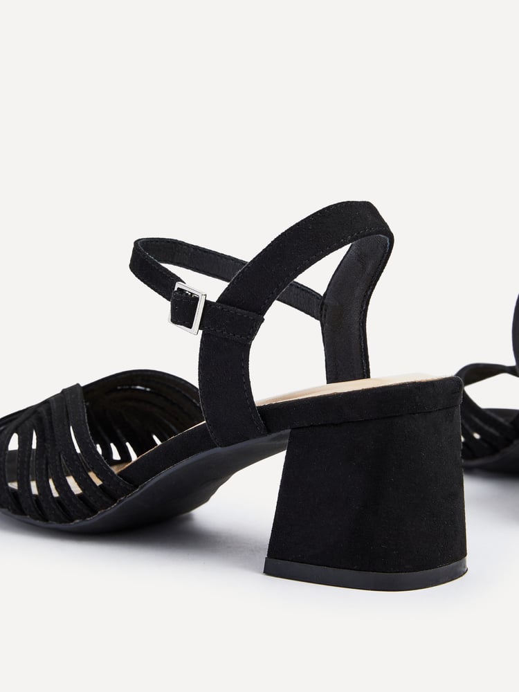 Linzi Black Ivy Block Heeled Sandals - Image 4 of 4