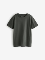Grey Charcoal Regular Fit Short Sleeve T-Shirt (3-16yrs) - Image 1 of 2