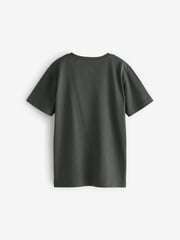 Grey Charcoal Regular Fit Short Sleeve T-Shirt (3-16yrs) - Image 2 of 2