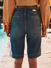 Own. Dark Blue City Denim Shorts - Image 3 of 13