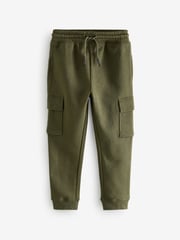 Black/Green Slim Fit Slim Cargo Joggers 2 Pack (3-16yrs) - Image 4 of 6