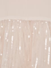 Reiss Pale Pink Luci 4-9 yrs Sequin Tiered Dress - Image 6 of 6