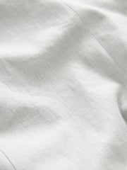 Light Grey Double Breasted Linen Blend Blazer - Image 7 of 8