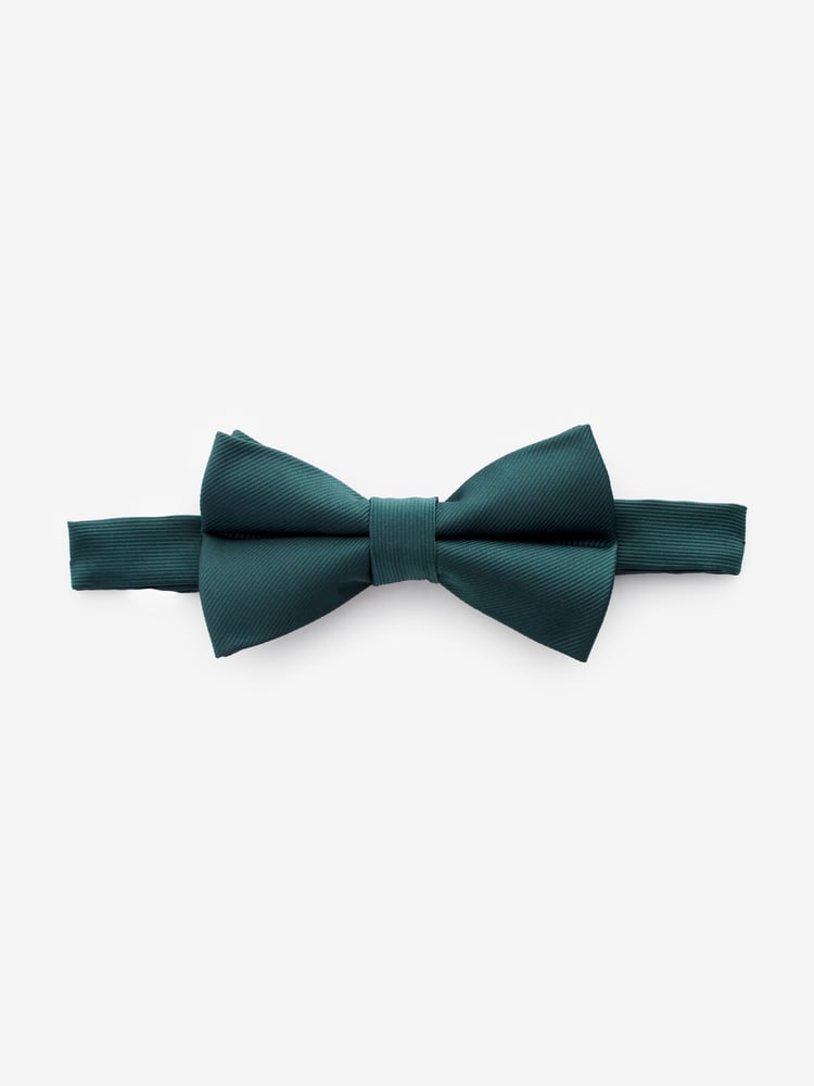 Forest Green Twill Bow Tie - Image 1 of 6