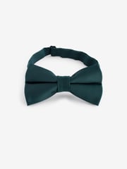 Forest Green Twill Bow Tie - Image 2 of 6