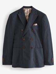 Blue Nova Fides Check Blazer - Image 6 of 11