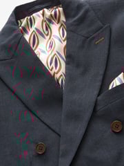 Blue Nova Fides Check Blazer - Image 7 of 11