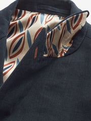 Blue Nova Fides Check Blazer - Image 8 of 11
