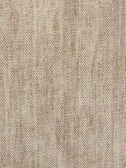 Neutral Herringbone Double Breasted Slim Signature Leomaster Linen Blazer - Image 11 of 12
