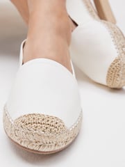 White Forever Comfort® Flat Espadrille Shoes - Image 5 of 5