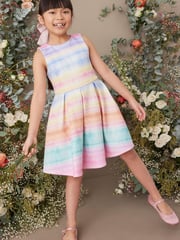 Pink/Blue/Orange Multi Tie Dye Stripe (1.5-16yrs) - Image 1 of 5