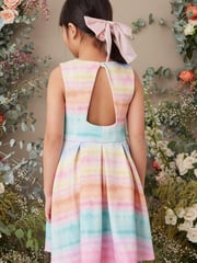 Pink/Blue/Orange Multi Tie Dye Stripe (1.5-16yrs) - Image 2 of 5