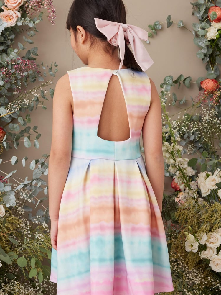 Pink/Blue/Orange Multi Tie Dye Stripe (1.5-16yrs) - Image 2 of 5