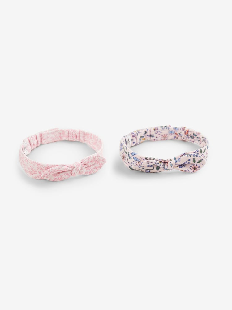 JoJo Maman Bébé Pink 2-Pack Pretty Headbands - Image 1 of 5