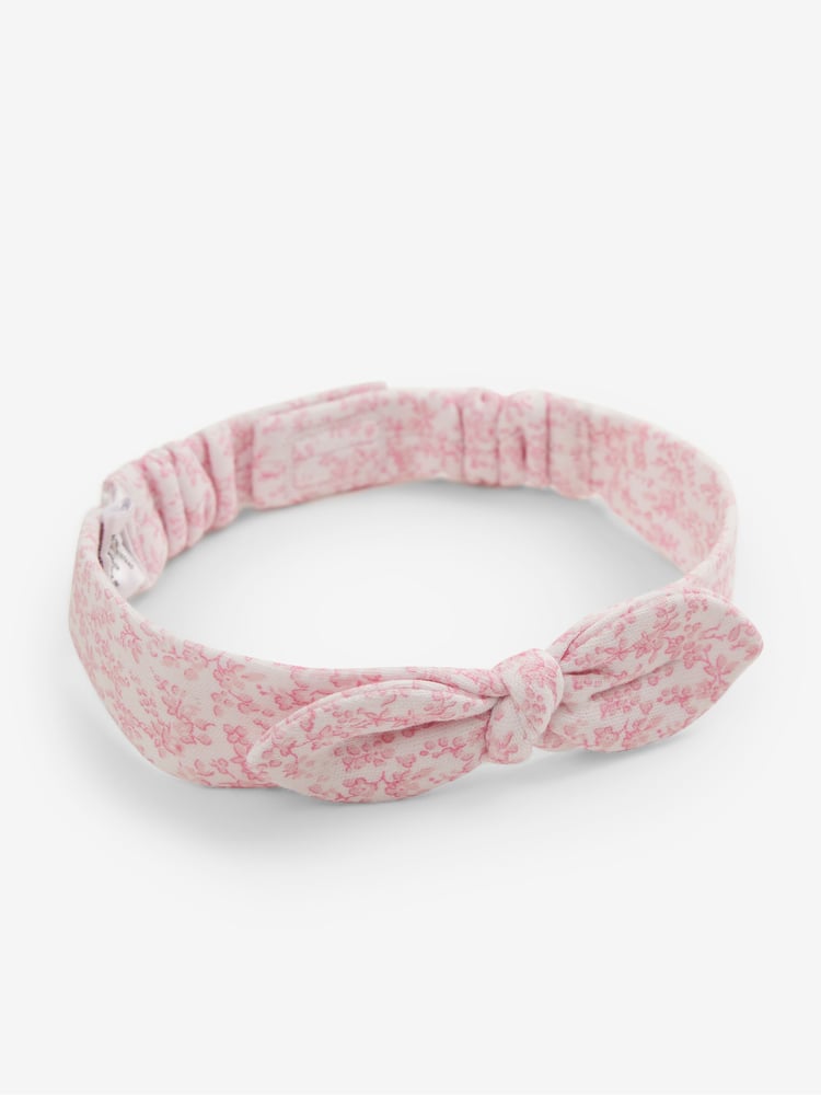 JoJo Maman Bébé Pink 2-Pack Pretty Headbands - Image 2 of 5