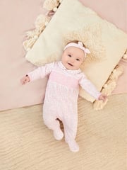 JoJo Maman Bébé Pink 2-Pack Pretty Headbands - Image 4 of 5