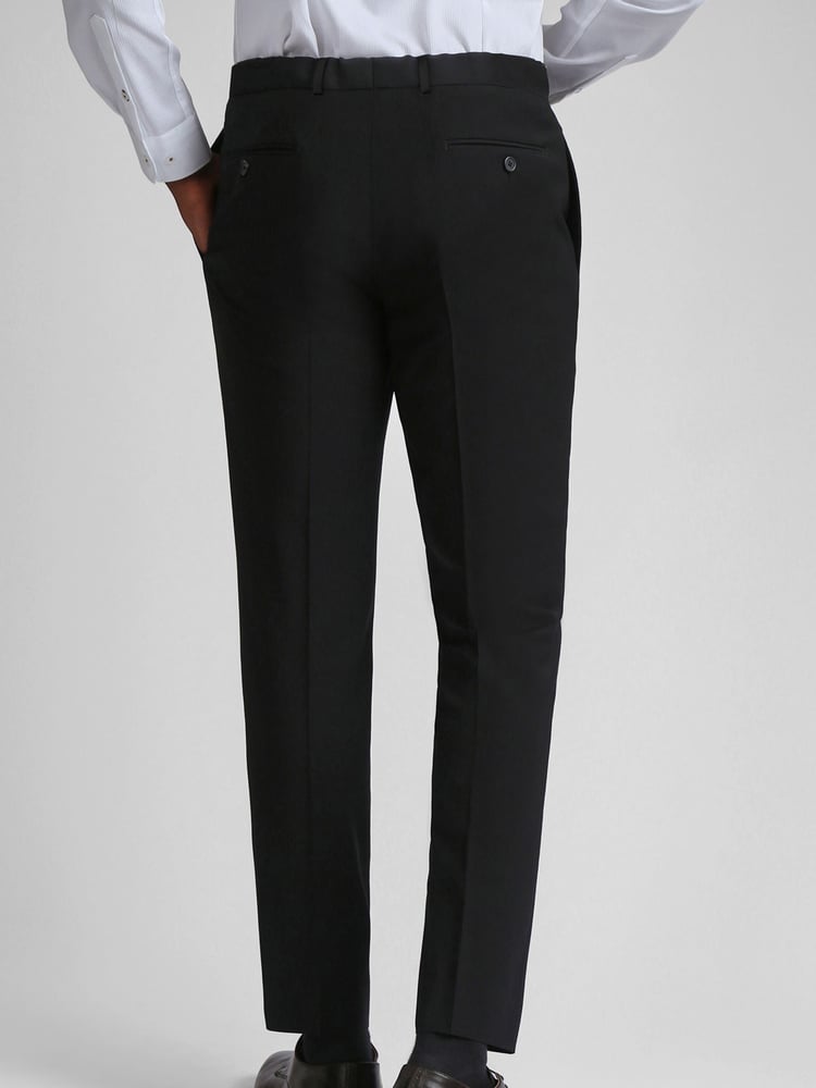 Ted Baker Black Tuxedo Slim Trousers - Image 2 of 4 Ted Baker Black Tuxedo Slim Trousers - Image 2 of 4