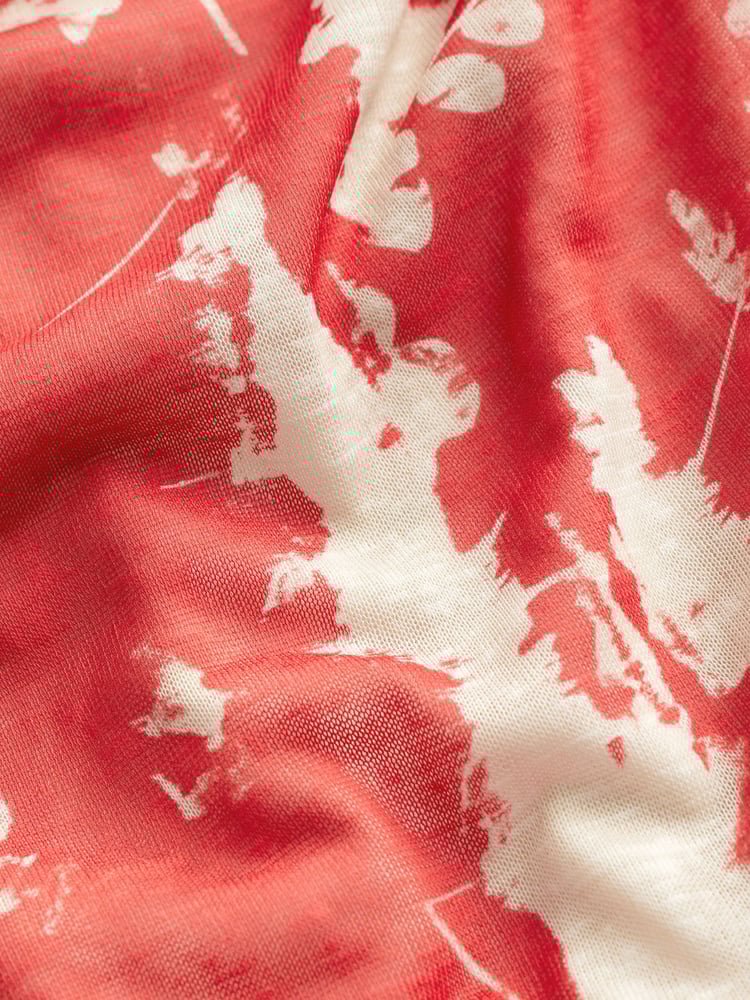 Red Floral Occasion Maxi Skirt - Image 6 of 6