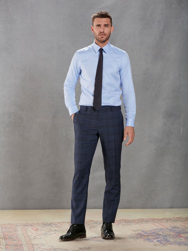 Navy Blue Signature Made In Italy Tie - Image 2 of 9