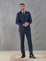 Navy Blue Signature Made In Italy Tie - Image 5 of 9