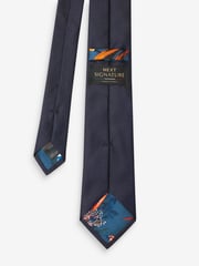 Navy Blue Signature Made In Italy Tie - Image 9 of 9