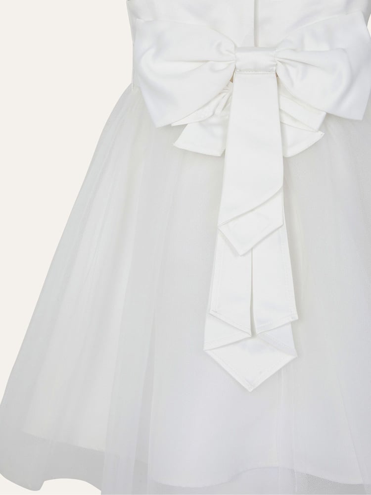 Monsoon Cream Tulle Baby Bridesmaid Dress - Image 3 of 3
