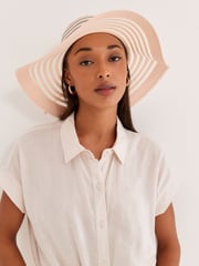Blush Pink Wedding Occasion Hat - Image 1 of 6