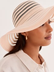 Blush Pink Wedding Occasion Hat - Image 4 of 6