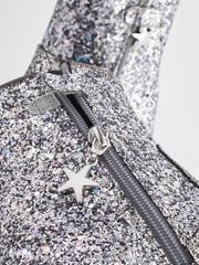Silver Sparkle Occasion Heeled Boots - Image 5 of 5