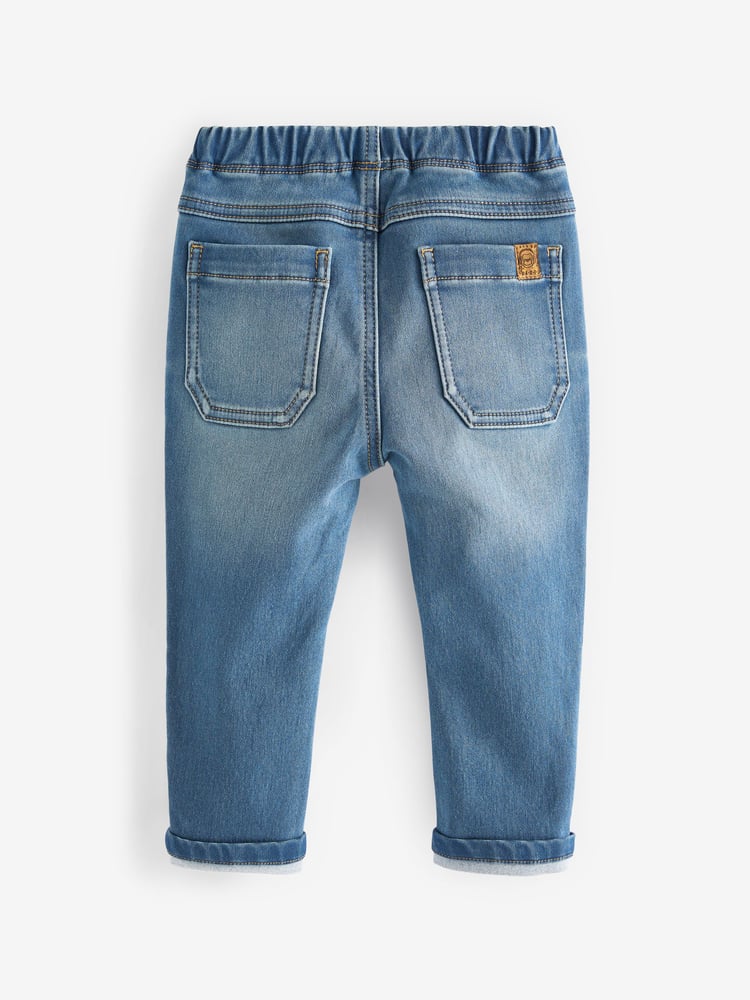 Blue/Black Denim Super Soft Pull-On Jeans With Stretch 2 Pack (3mths-7yrs) - Image 4 of 4